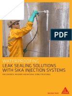 Waterproofing: Leak Sealing Solutions With Sika Injection Systems