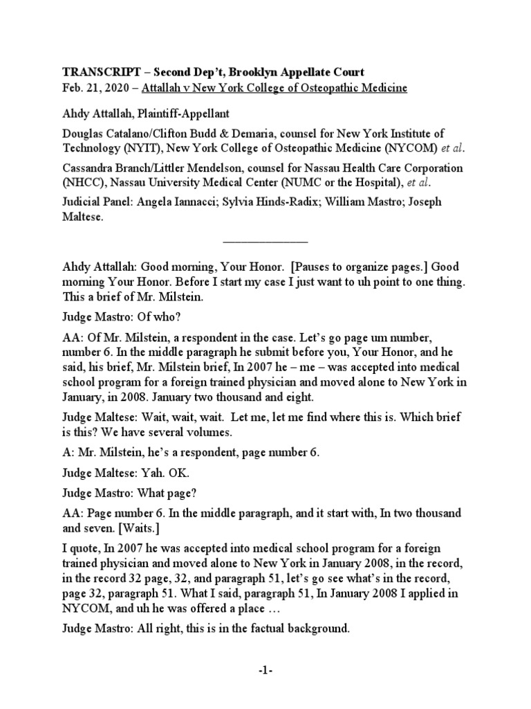 Legal Appeal: Attallah v NYCOM | PDF | Complaint | Arrest Warrant