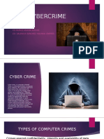 Cybercrime: CD - Muñoz Anama Anghie Cd. Valencia Sanchez Holman Andres