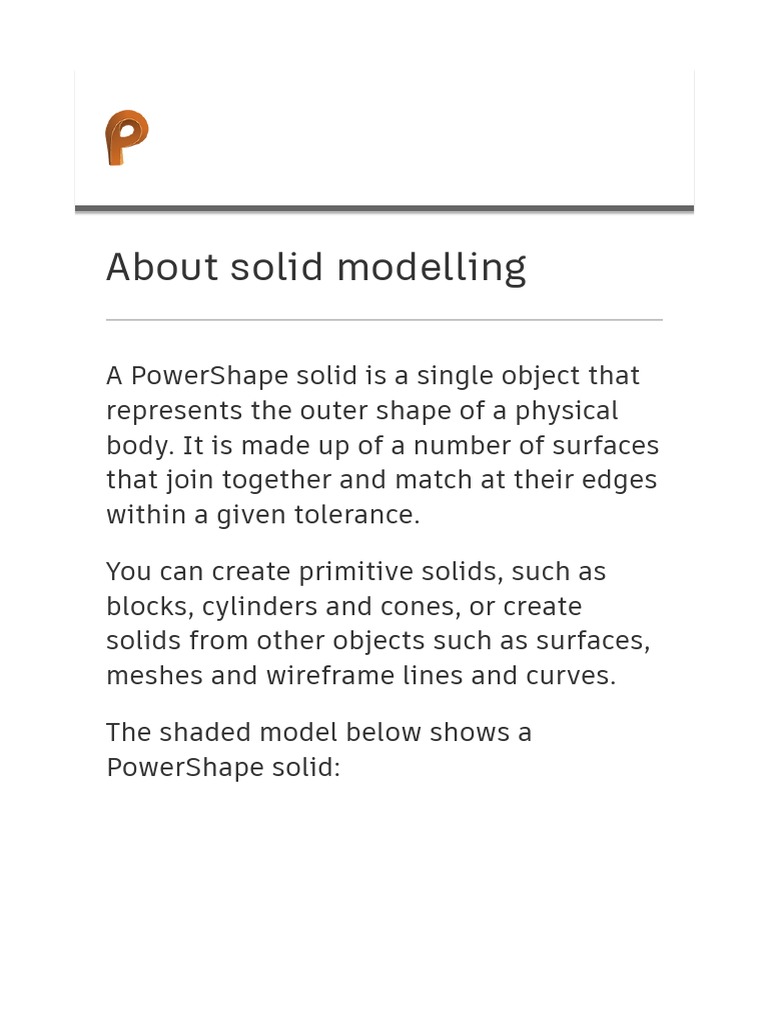 Powershape Solid Modelling Pdf