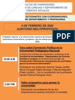 Invitacion Encuentro Estudiantes PDF