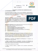 Estructura Administrativa de La Personeria de Itagui Acuerdo 022 de 2012