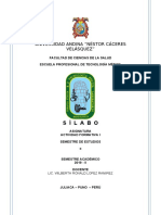Tecnologia Medica JULIACA SILABO
