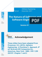 The Nature of Software and Software Engineering