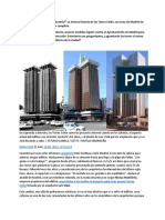 Las Torres Colon Madrid Intervencion Arq y Estructural