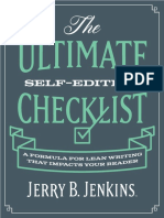 The Ultimate Self Editing Checklist by Jerry Jenkins PDF