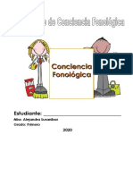 Actividades Del 1 Al 3 Conciencia Fonologica PDF