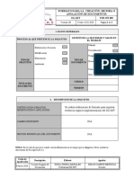 FOR-SST-002 Formato para La Creación, Mejora o Anulación de Documentos
