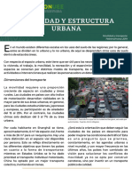 Movilidad Y Estructura Urbana: Dimensiones Del Transporte