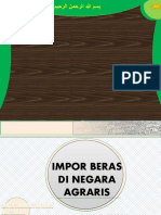 PPT PEREKONOMIAN INDONESIA KELOMPOK 5         (IMPOR BERAS DI NEGARA AGRARIS).pptx