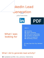 presentation and description of lead gen