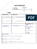 Past Continuous Tense Guide and Examples