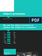 Object Pronouns