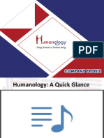 Humanology Company Presentation 