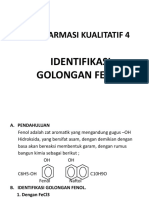 Kimia Faramasi Kualitatif 4 (Identifikasi Golongan Fenol