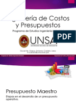 22 Ingeniería Costos y Presupuestos Presupuesto Maestro 2 PDF