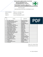 Daftar Hadir Lokbul Pertama