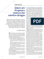 Why Oscillators Are The Best Frequency Sources For Wireless Designs