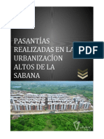 Informe Pasantias Altos de La Sabana