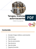 Tarugos, Tirafones y Autorroscantes Nuevo Formato.