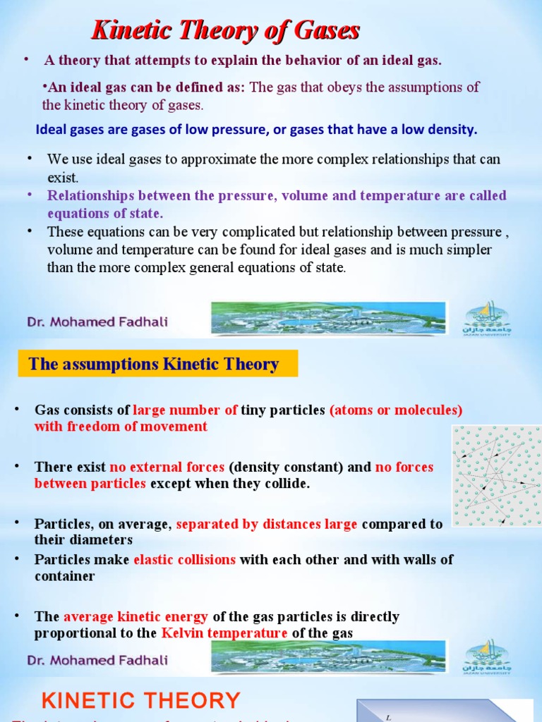 Understanding Ideal Gases and Kinetic Theory | PDF | Gases | Applied ...