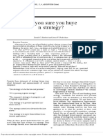 Hambrick, D. C., Fredrickson, J. W. (2001) - Are You Sure You Have A Strategy