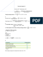 Exercises Chapter 12 1.: Income Beginning Price Ending Price Beginning Price Beginning Price