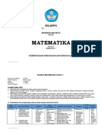 Silabus Matematika Kelas 5 Sem 1