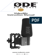 Videomic Instruction Manual: (Emc, LVD) N3594