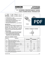 STP5NA80 Stp5Na80Fi: N - Channel Enhancement Mode Fast Power Mos Transistor