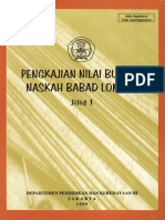 Pengkajian Nilai Budaya Naskah Babad Lombok Jilid 1 PDF