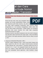 Mengenal Dan Cara Membaca Kode Nomor Pada Badan Transistor