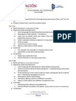 2015 Año Del Generalísimo José María Morelos y Pavón : Plan General de Contenidos I 2020 Level 4 (2B) B