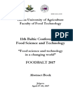 FoodBalt 2017 Abstract Book