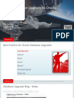 Best Practice For Upgrade To Oracle Database 12c