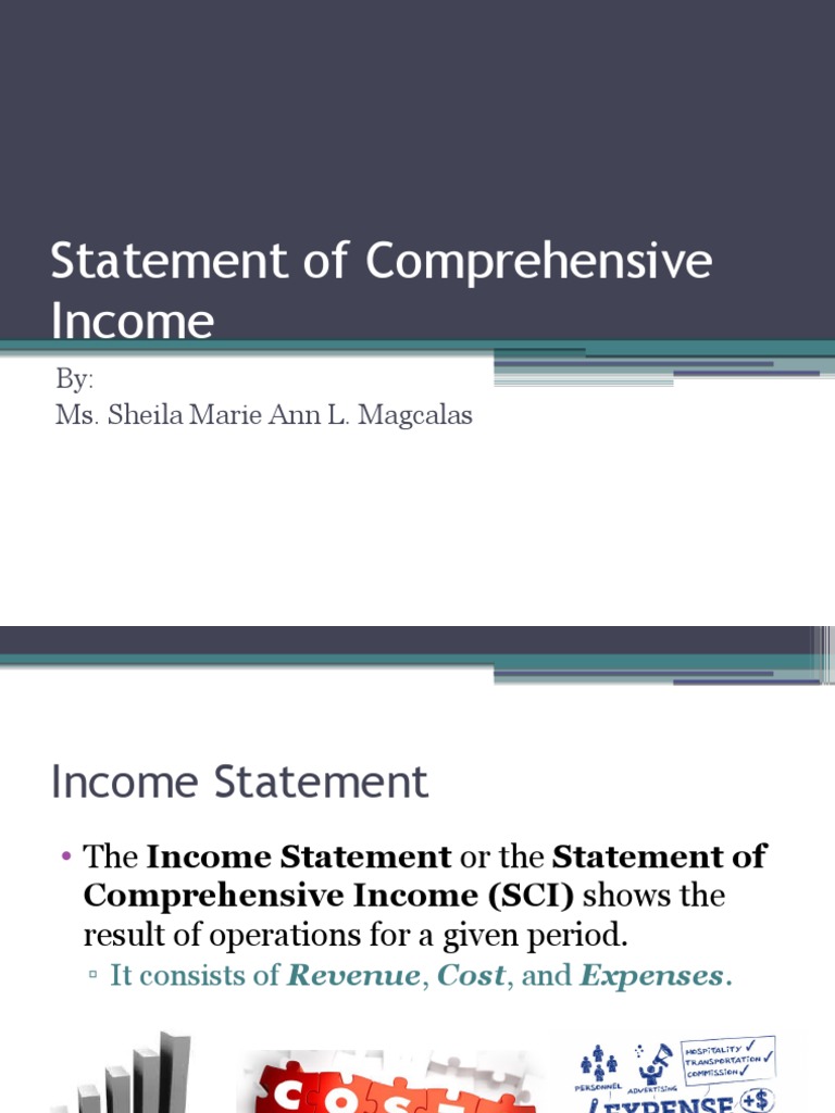 Statement of Comprehensive Income | PDF | Net Income | Expense