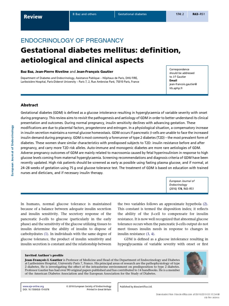 Gestational Diabetes: Causes and Impacts | PDF | Gestational Diabetes ...