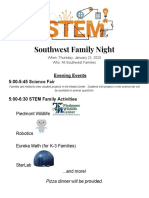 Stem Night Flyer