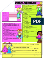 C) Fill in The Blanks With The Comparative Form of The Adjectives. Write The Comparative Forms of The Adjectives