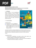 Comunicado um livro novo