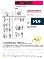 Personal Pronouns Verb To Be PDF