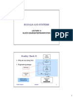 Signals and Systems: Block Diagram Representation