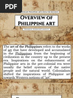 Lesson 2 Overview of Philippine Art PDF