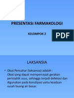 PRESENTASI FARMAKOLOGI Kel 2 Laksansia