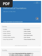 Mathematical Foundations of Cryptography