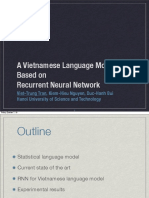 A Vietnamese Language Model Based On Recurrent Neural Network