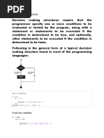 If and Else Condition: A 100 A 20 Fprintf