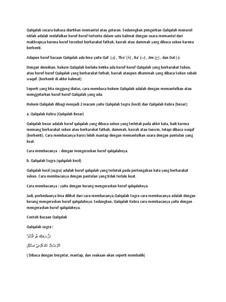 Qalqalah secara-WPS Office | PDF