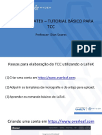 Oficina de Latex - Tutorial PDF