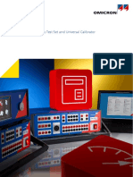 CMC 256plus: The High Precision Relay Test Set and Universal Calibrator